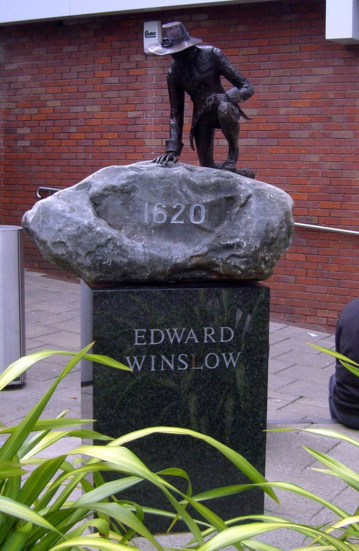 'Statue of Edward Winslow, Droitwich (2010)