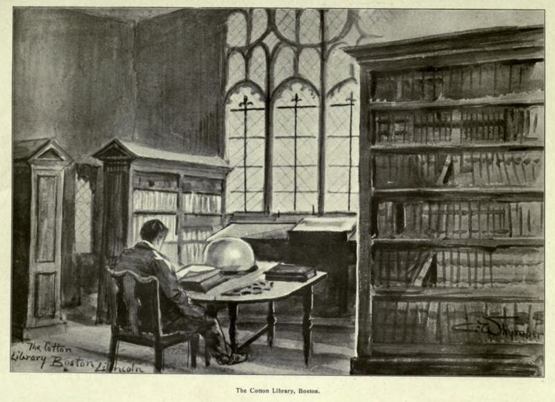 The Cotton Library, Boston - Charles Whymper