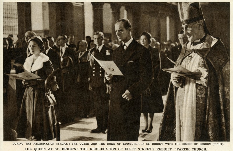 ‘During the rededication service’, Illustrated London News (28 December 1957).