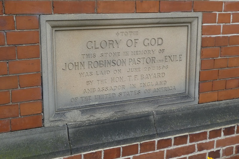 John Robinson stone, John Robinson Church (Gainsborough, 2017) Gainsborough