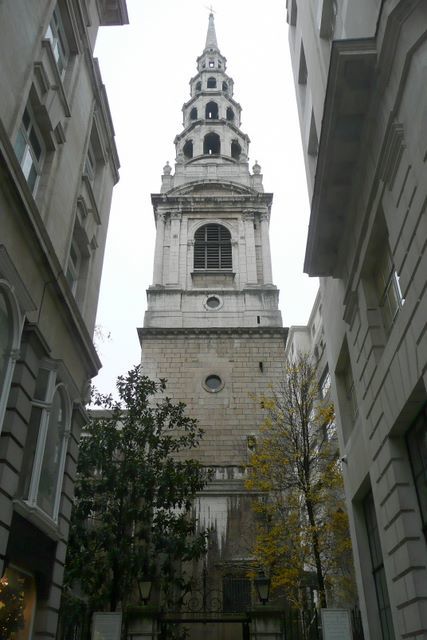 St Bride's church, Fleet Street.