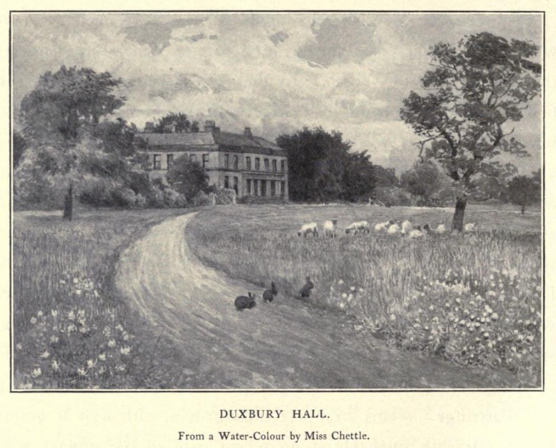 Druxbury Hall, Lancashire. Mary Chettle (1907).