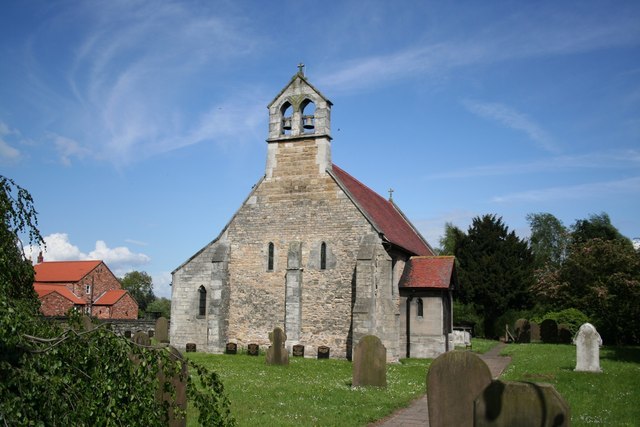Austerfield church today.