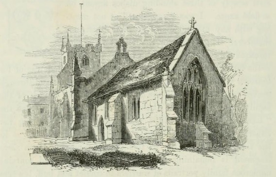 St Wilfrid's Church, exterior - William Henry Bartlett (1854)