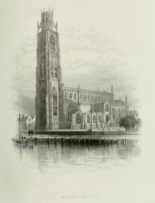 St Botolph's Church, Boston – William Henry Bartlett (1854)