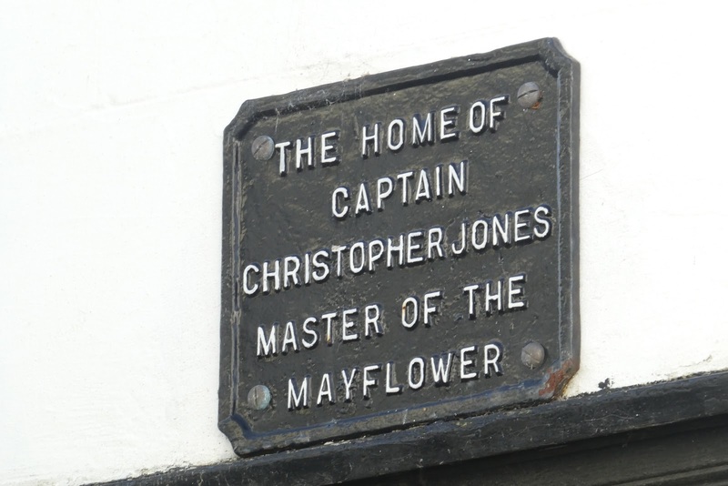 Christopher Jones house plaque, Harwich (2017).
