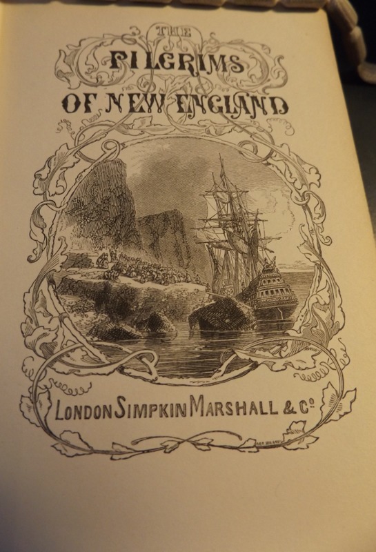 Frontispiece: Annie Webb-Peploe, The Pilgrims of New England: A Tale of the Early American Settlers (London: Ward, Lock & Tyler, 1853), p.iv.