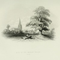 Scrooby Manor, Nottinghamshire – William Henry Bartlett (1854)