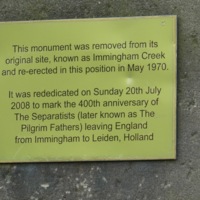 Immingham Pilgrim Father's Memorial rededication (2017)