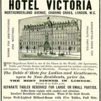 Hotel Victoria, Northumberland Avenue