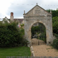 Entrance archway to the old Manor House, Bredon Norton.