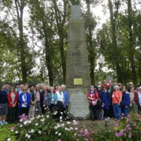 Mayflower Society visits Immingham Pilgrim Father's Memorial (2017)