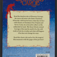 Disney's A Christmas Carol: The Book of the Film BACK COVER