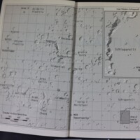 Map detailing a large section of the planet Mars, particularly the "Western Schiaparelli" crater which plays an important role in the text itself (Weir, 2015, pp. 8-9).