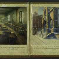 Concept art from Disney's A Christmas Carol: The Book of the Film