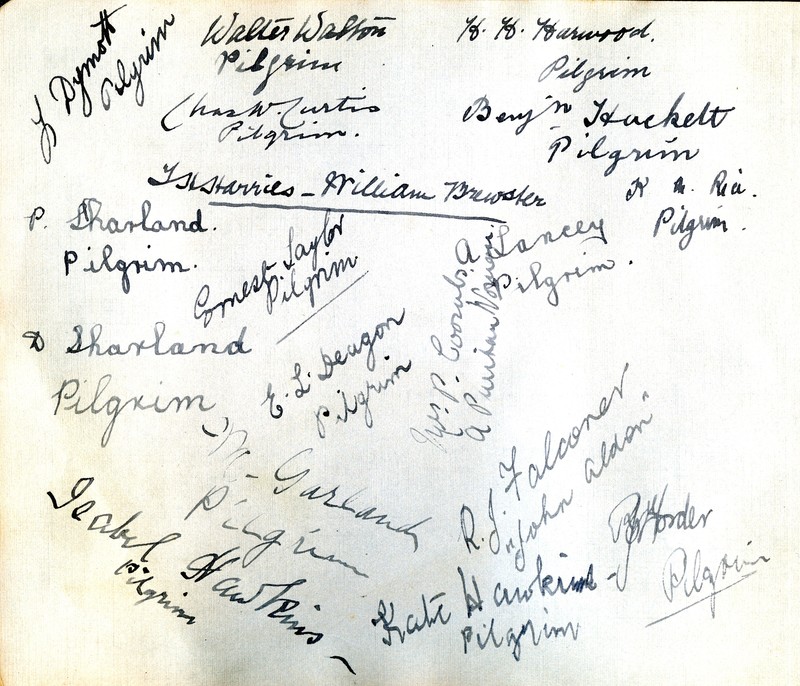 25. John Alden's Choice Pageant (cast signatures), Southampton (1920)