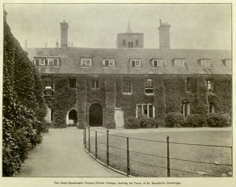 Photograph of the quadrangle at Corpus Christi College, Mackennel - (1920)