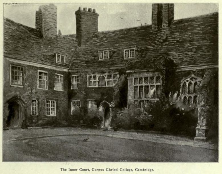 The Inner Court, Corpus Christi College Cambridge - Charles Whymple (1920)